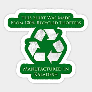 Recycled Thopters Sticker